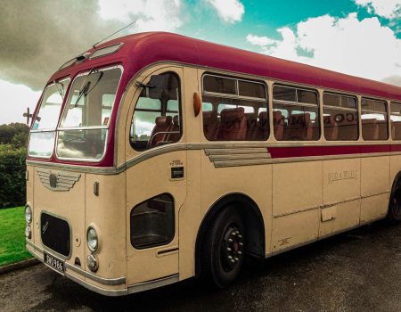Collored Broked Bus